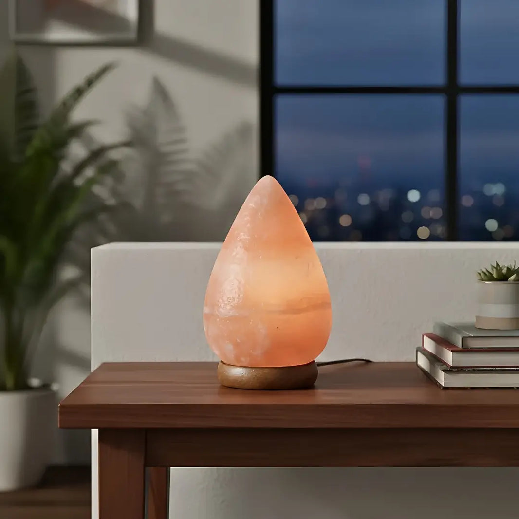 Drop Shaped Himalayan Salt Lamp | ONEarth