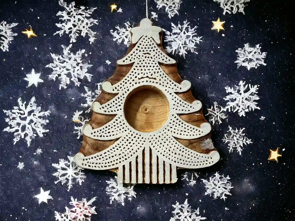 Christmas tree tea light holder (set of 2) | ONEarth - EarthBased