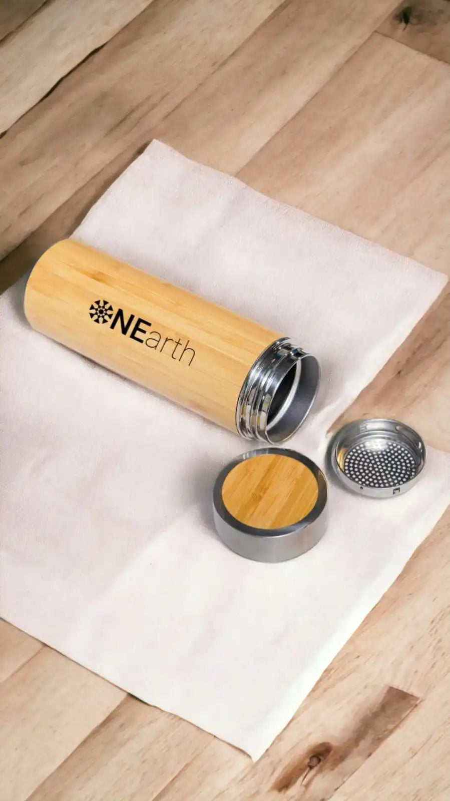 Bamboo Steel Bottle (450 Ml) | ONEarth - EarthBased 
