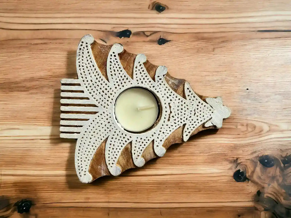 Christmas tree tea light holder (set of 2) | ONEarth - EarthBased 