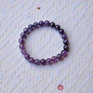 Onearth Certified Amethyst Natural Crystal Bracelet (certified) - EarthBased 