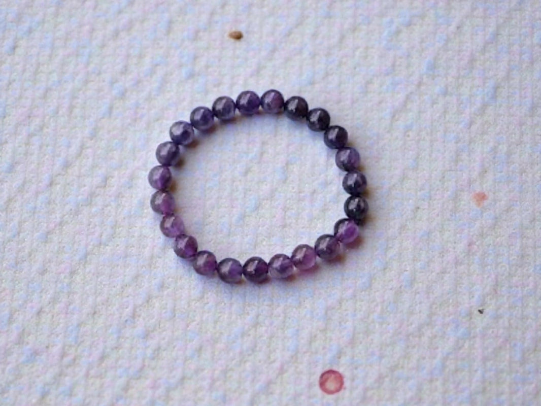Onearth Certified Amethyst Natural Crystal Bracelet (certified) - EarthBased 