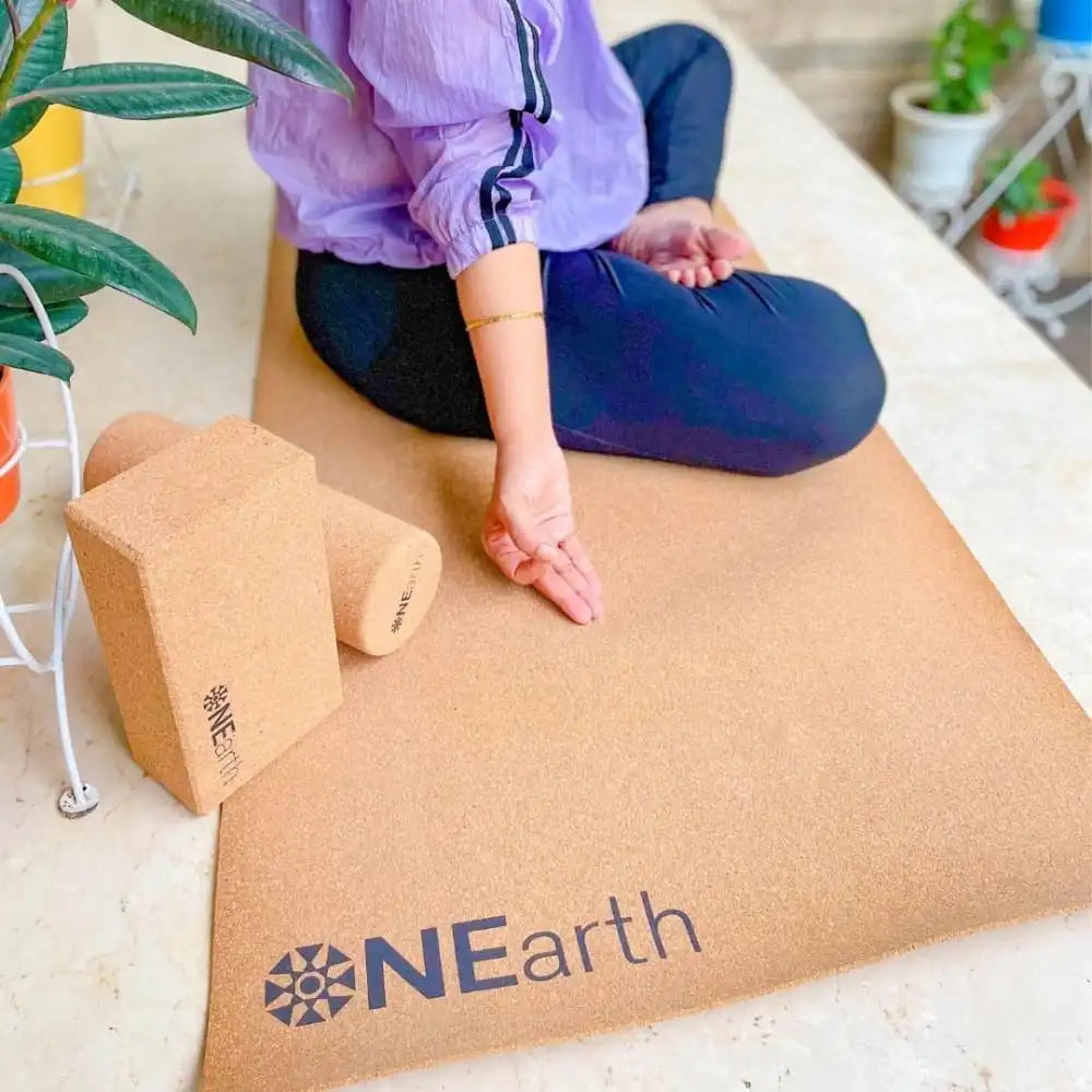 Yoga Block/Brick - Cork Pack of 1 | ONEarth - EarthBased 