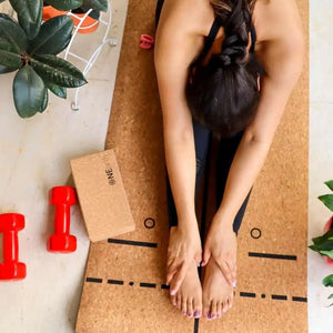 Yoga Block/Brick - Cork Pack of 1 | ONEarth - EarthBased 