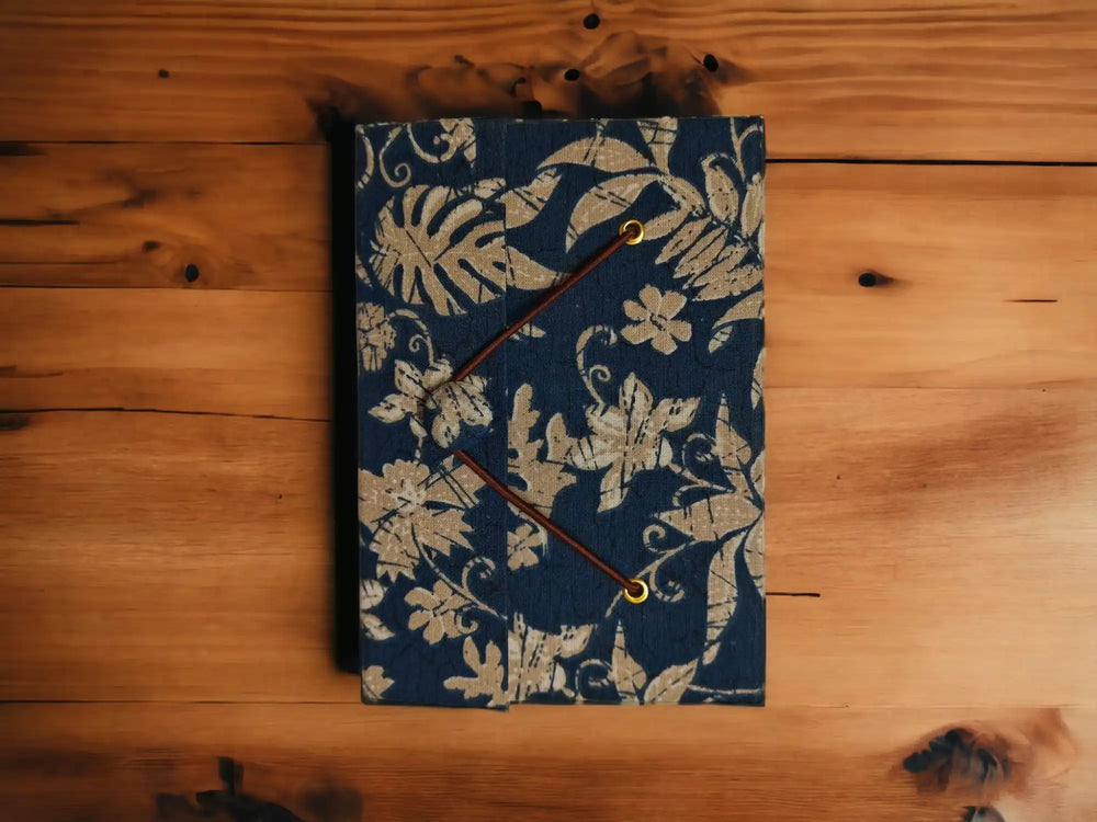 Recycled Paper Vintage Journal (BLUE) - Small | ONEarth - EarthBased 