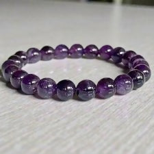 Onearth Certified Amethyst Natural Crystal Bracelet (certified) - EarthBased 