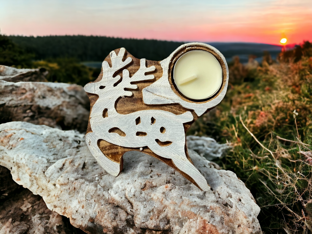 Reindeer tea light holder (set of 2) | ONEarth